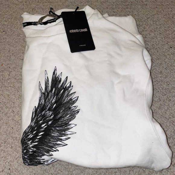 Roberto Cavalli Firenze Sweatershirt White Men - Picture 7 of 8